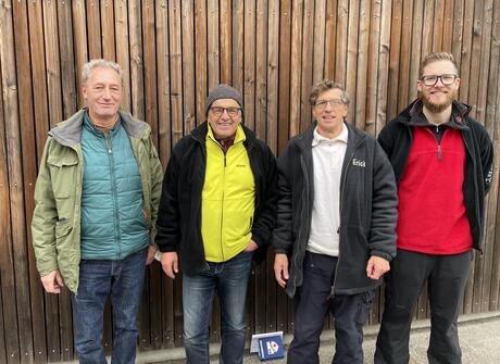 Martin Heß, Roland Marx, Erich Kuhn und Sascha Wagner