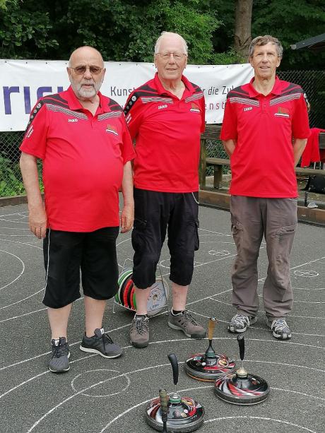   Klaus-Dieter Plehn, Kurt Mader, Erich Kuhn | © 2022 | KSV Baunatal e.V. | Eissport