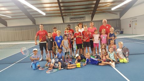 Tennis in der Tennishalle