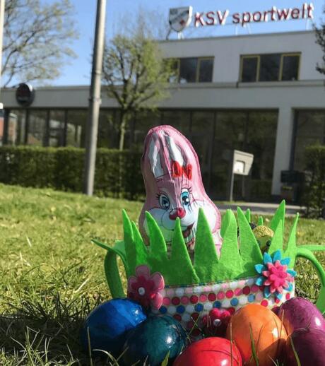 Osternest vor der KSV Sportwelt