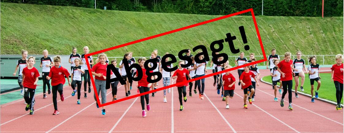 Leichtathletik abgesagt Leichtathletik abgesagt