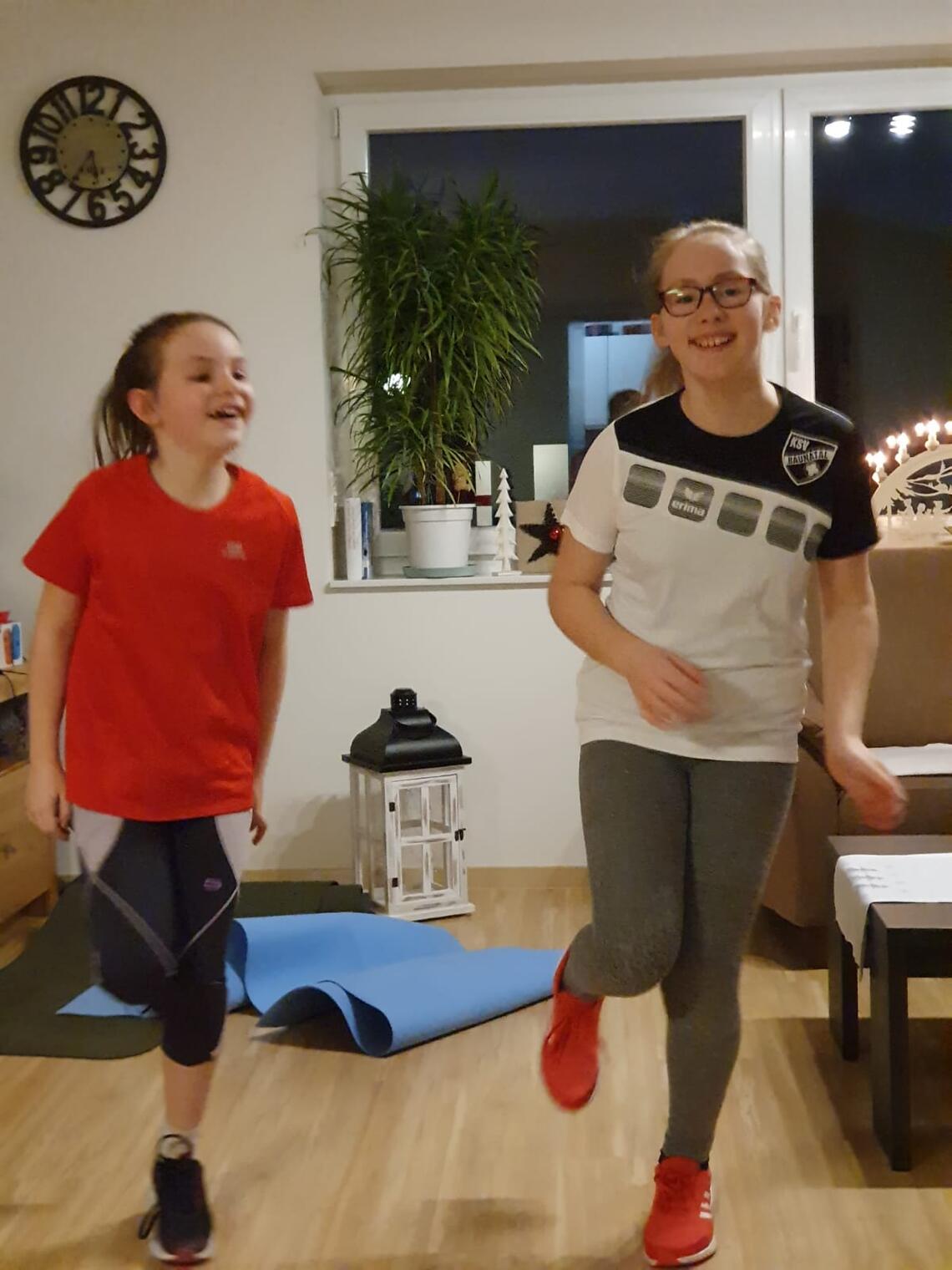 Spaß beim Training zuhause Spaß beim Training zuhause