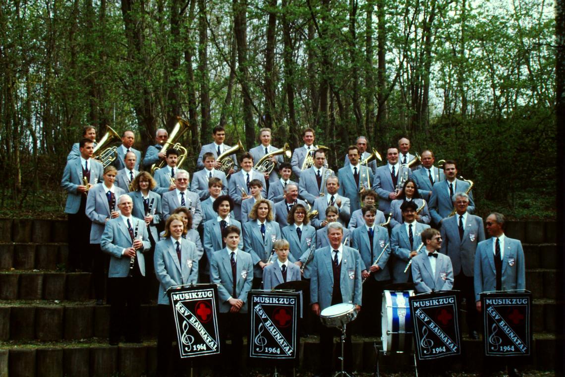 Gemeinschaftsfoto 1996 | © KSV Baunatal e.V. | Musikzug | 2020