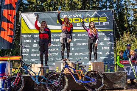Julia Hensmanns(links) 2. Platz im Specialized RockShox Rookies Cups 2021