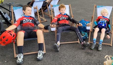 Jonas, Paul und Maximilian hatten auch Zeit mal zu  Relaxen ;-)