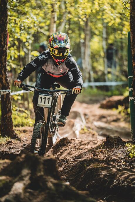 Julia beim Finallauf in Willingen