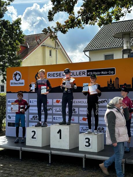 Platz 2 mit Paul Brauer und Platz 3 mit Max Obst