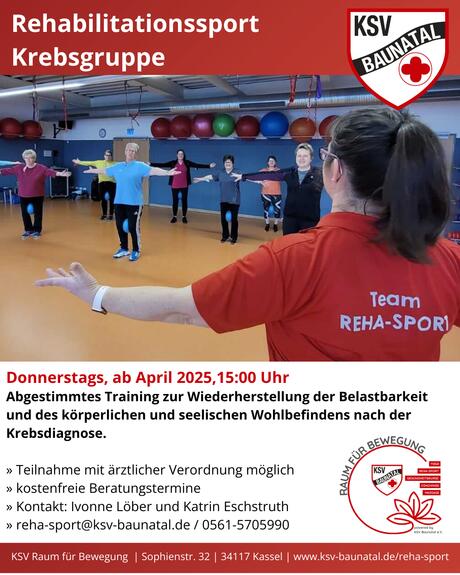 KSV Baunatal Reha Sport Krebsgruppe