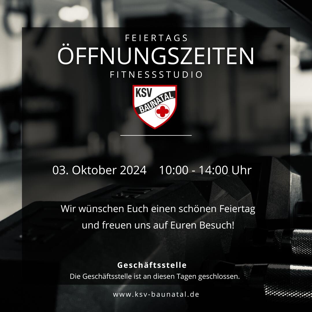 Feiertagsöffnungszeiten Fitnessstudio Feiertagsöffnungszeiten Fitnessstudio