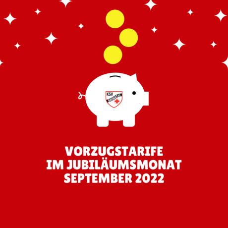 Vorzugstarife im Jubiläumsmonat