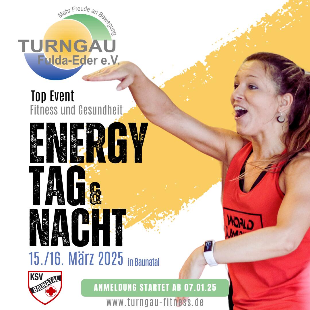 Energy Tag und Nacht Werbeplakat Energy Tag und Nacht Werbeplakat
